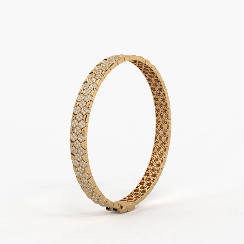Hexara Glint Weave Bracelet