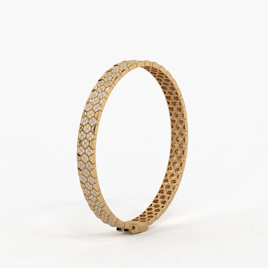 Hexara Glint Weave Bracelet
