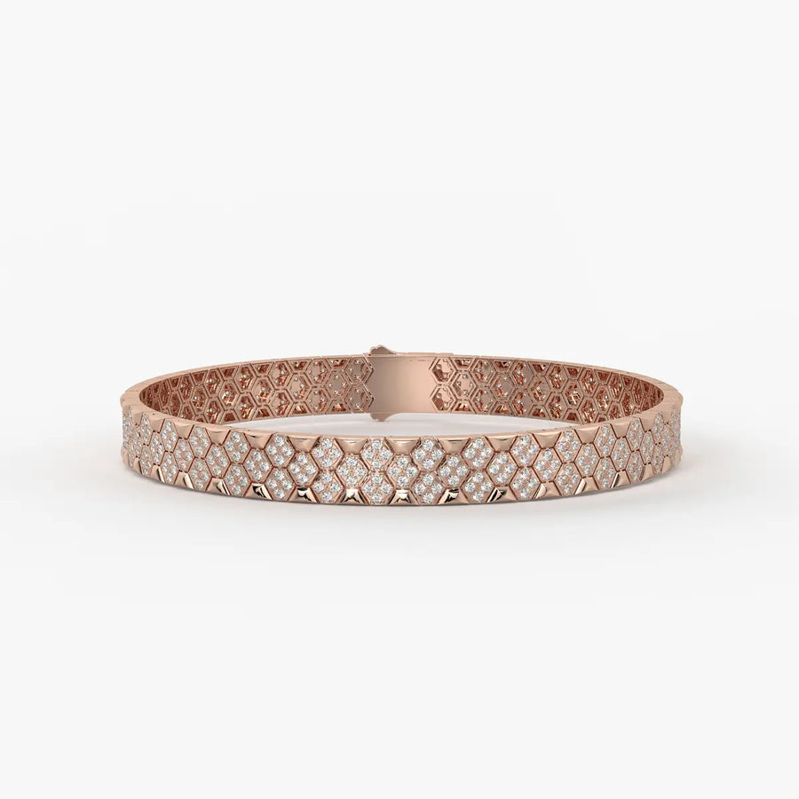 Hexara Glint Weave Bracelet
