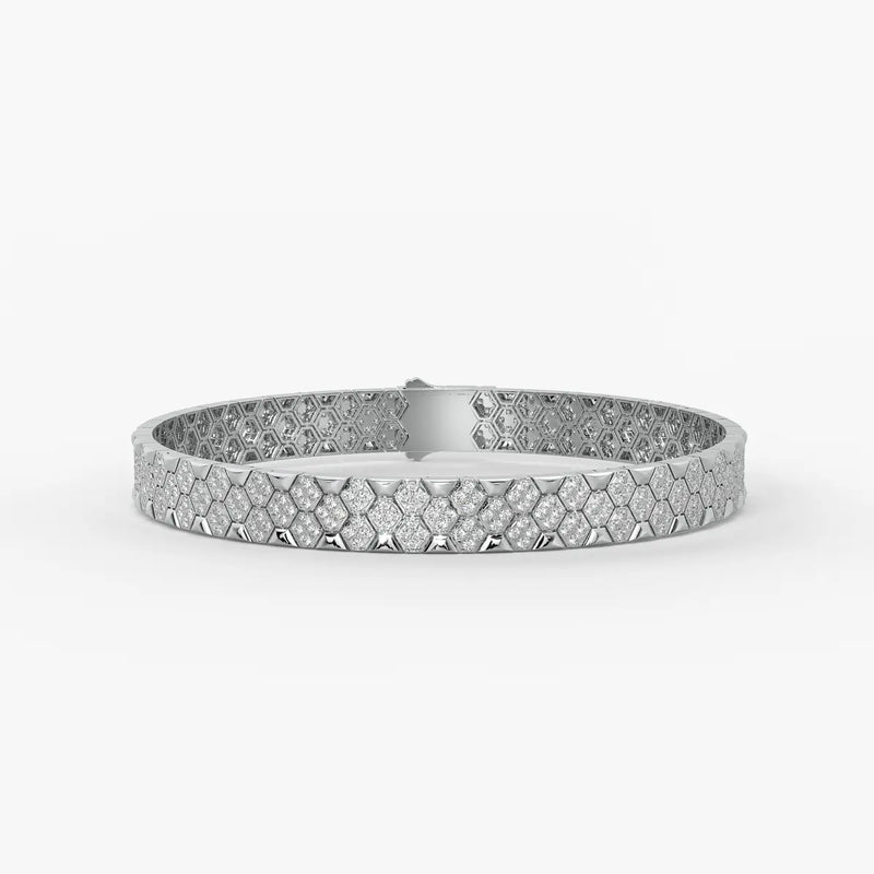 Hexara Glint Weave Bracelet