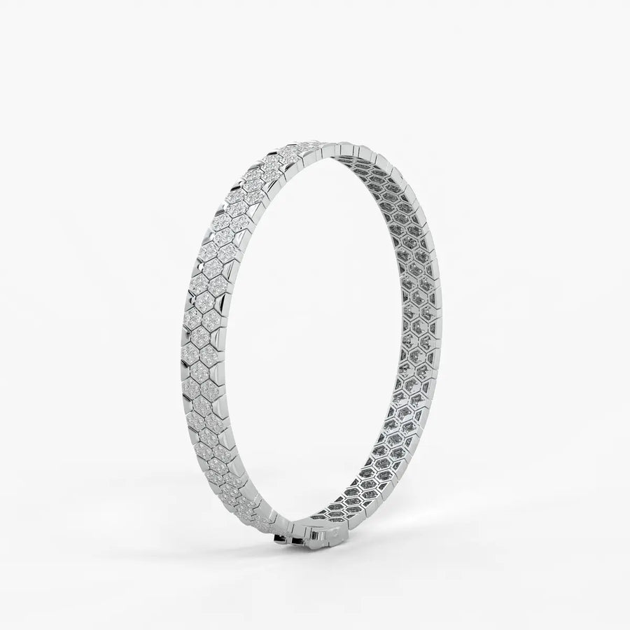 Hexara Glint Weave Bracelet
