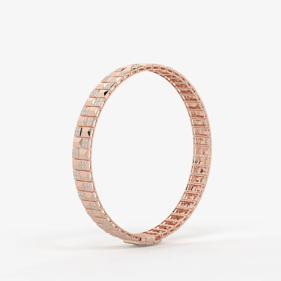 Zenthyra Diamond Voxelle Matrix Bracelet