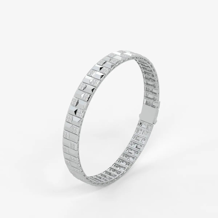 Zenthyra Diamond Voxelle Matrix Bracelet