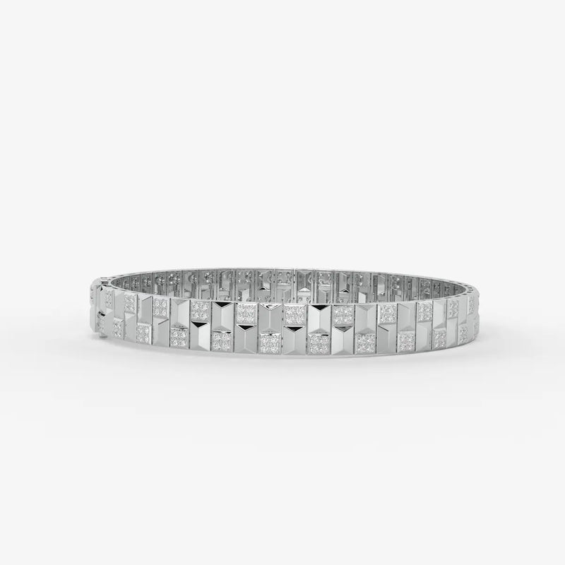 Zenthyra Diamond Voxelle Matrix Bracelet
