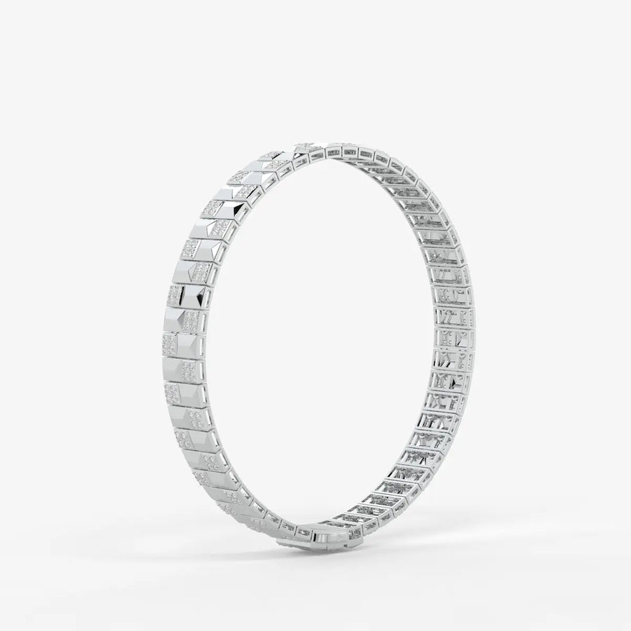 Zenthyra Diamond Voxelle Matrix Bracelet
