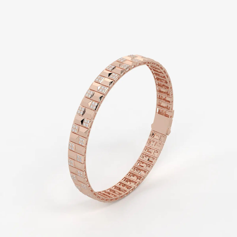 Zenthyra Diamond Voxelle Matrix Bracelet