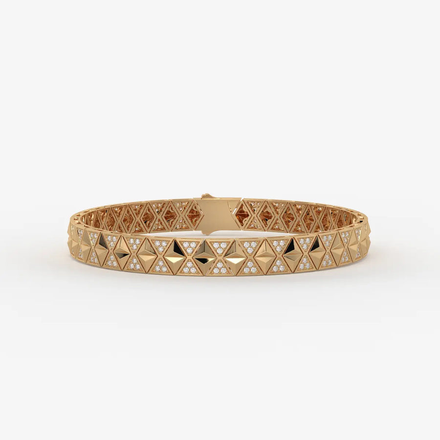 Qyverra Diamond Axiomcrest Bracelet