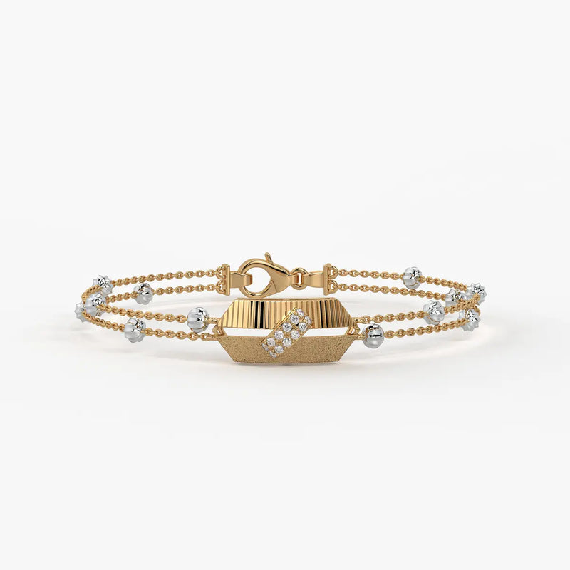 Ruhani Prism Chain Bracelet