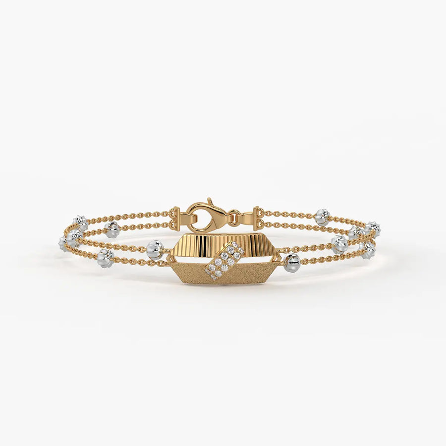 Ruhani Prism Chain Bracelet