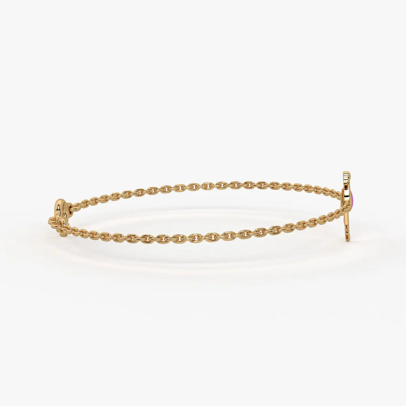 Blush Swan Flamingo Bracelet