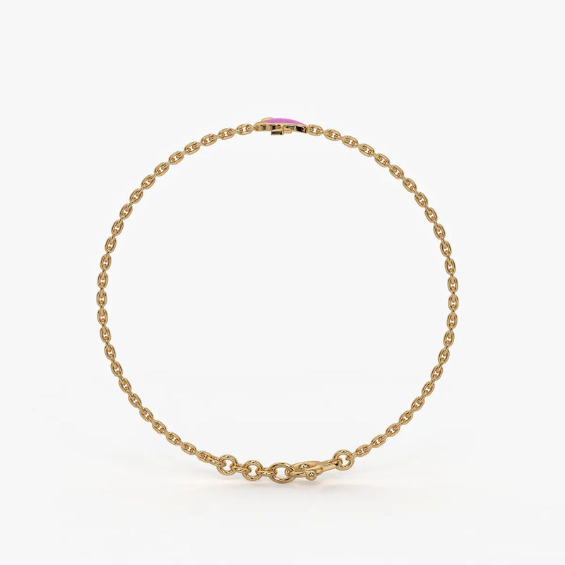 Blush Swan Flamingo Bracelet