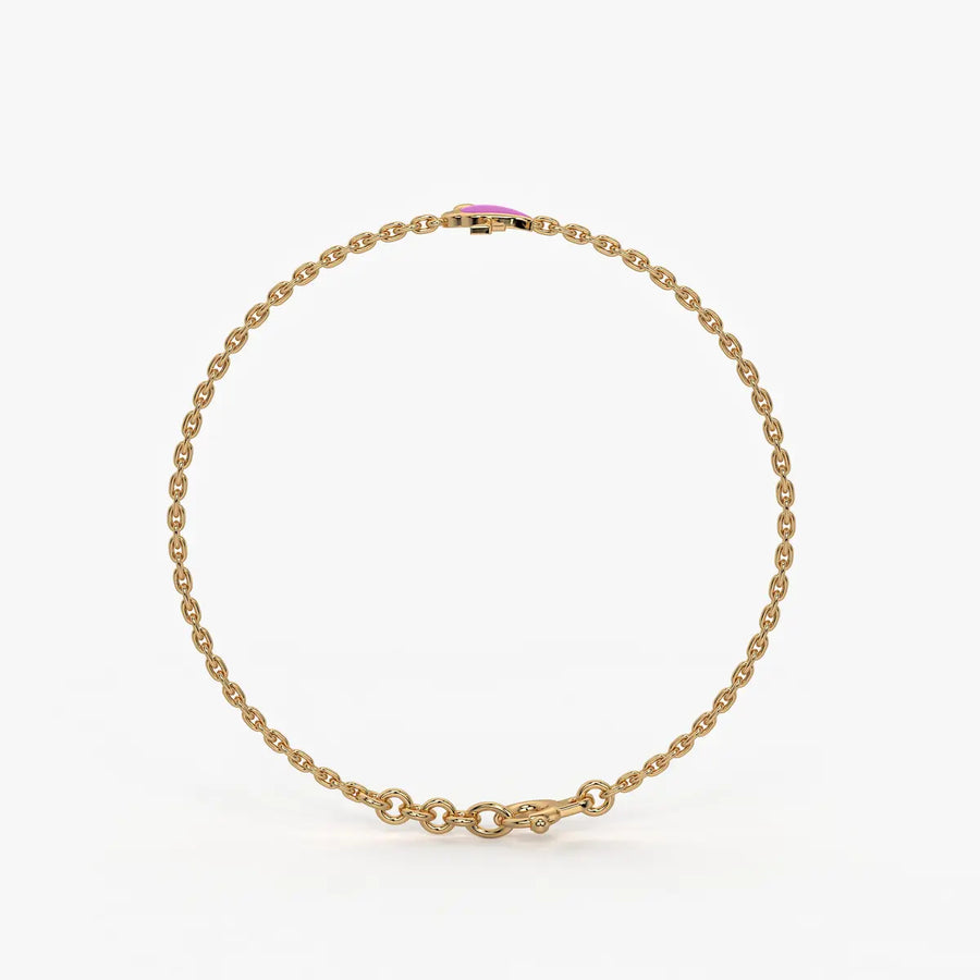 Blush Swan Flamingo Bracelet