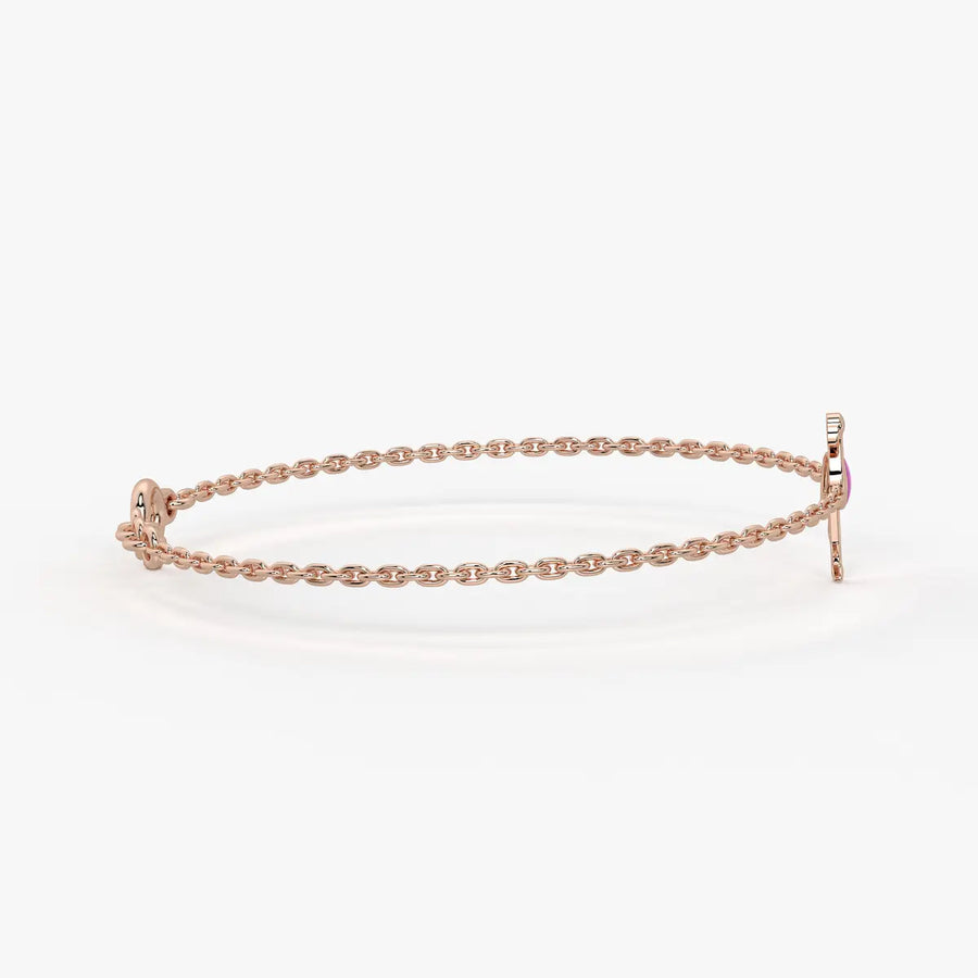 Blush Swan Flamingo Bracelet
