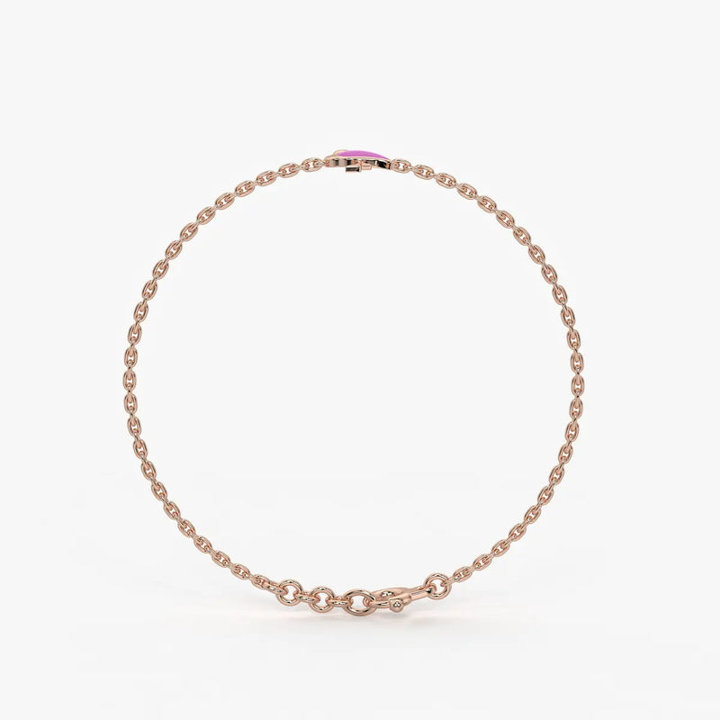 Blush Swan Flamingo Bracelet