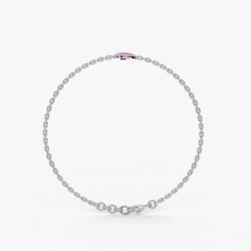 Blush Swan Flamingo Bracelet