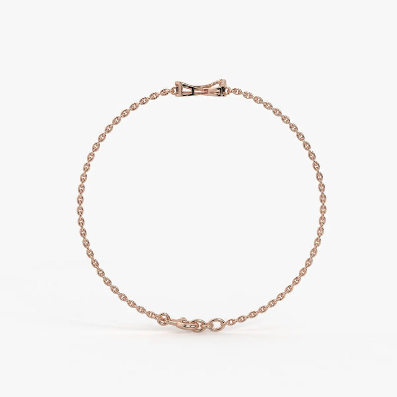 Infinity Heart Chain Bracelet