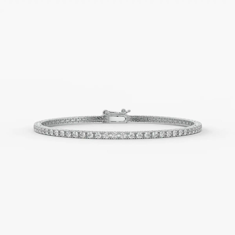 Elvara Diamond Grace-Line Tennis Bracelet