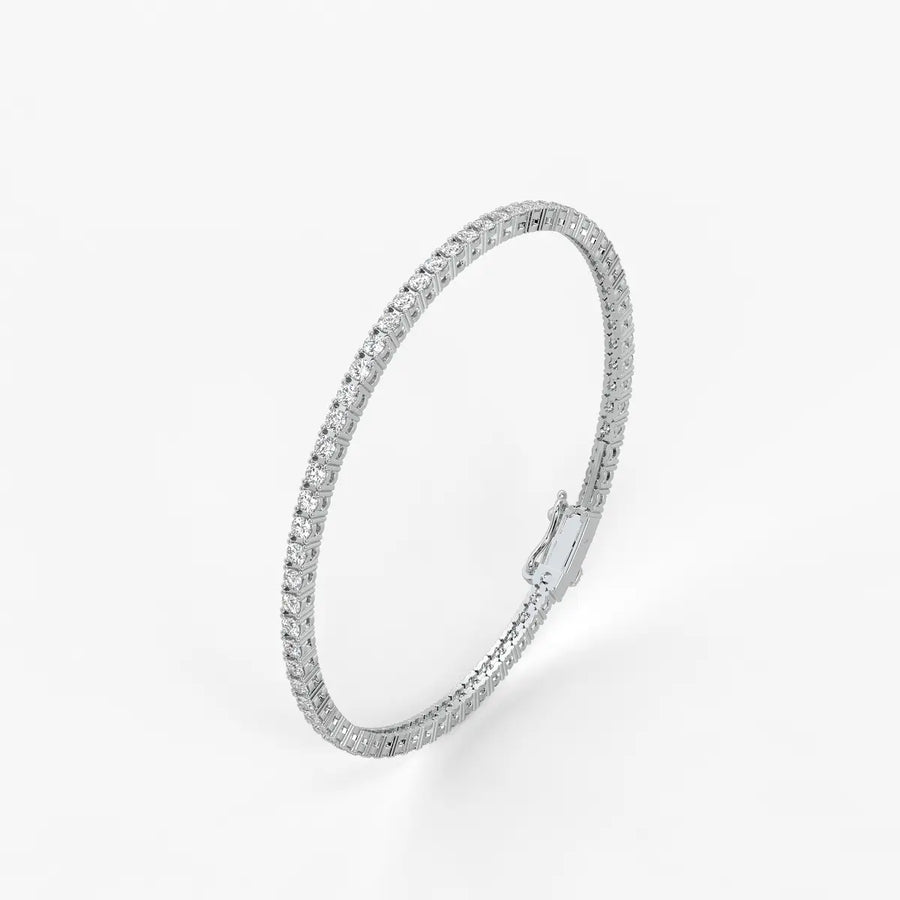 Elvara Diamond Grace-Line Tennis Bracelet