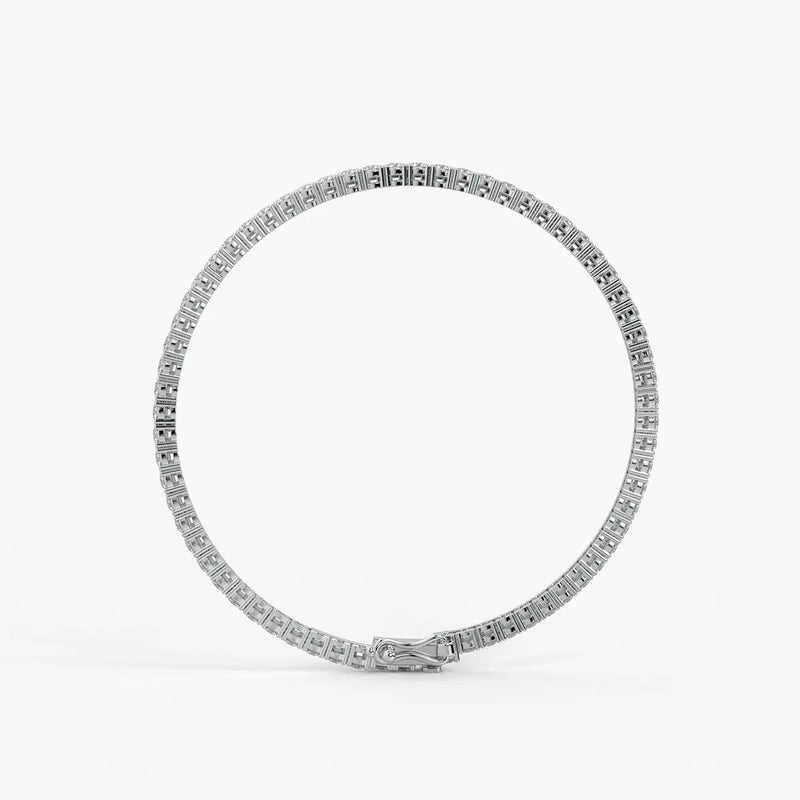 Elvara Diamond Grace-Line Tennis Bracelet