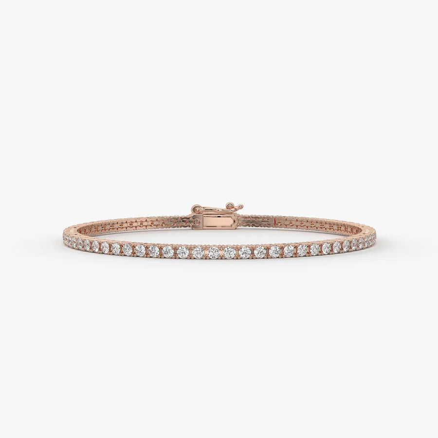 Elvara Diamond Grace-Line Tennis Bracelet