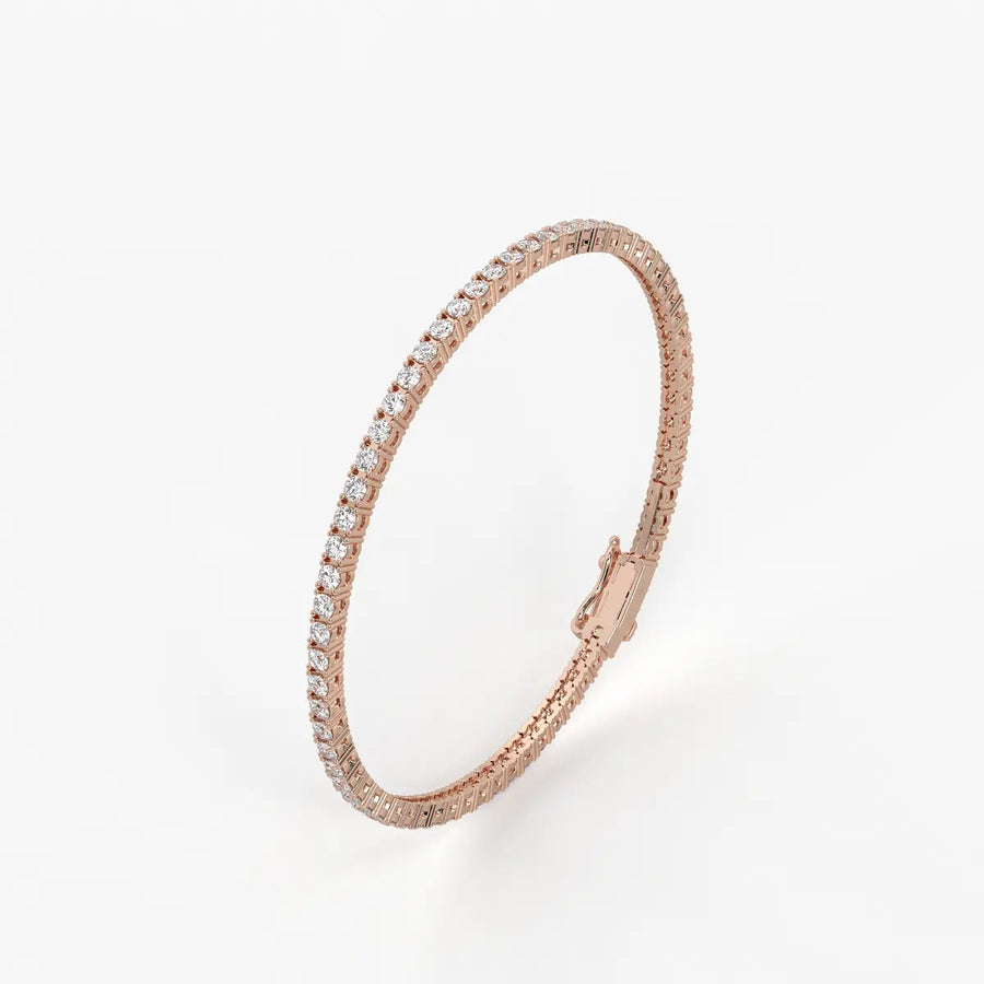 Elvara Diamond Grace-Line Tennis Bracelet