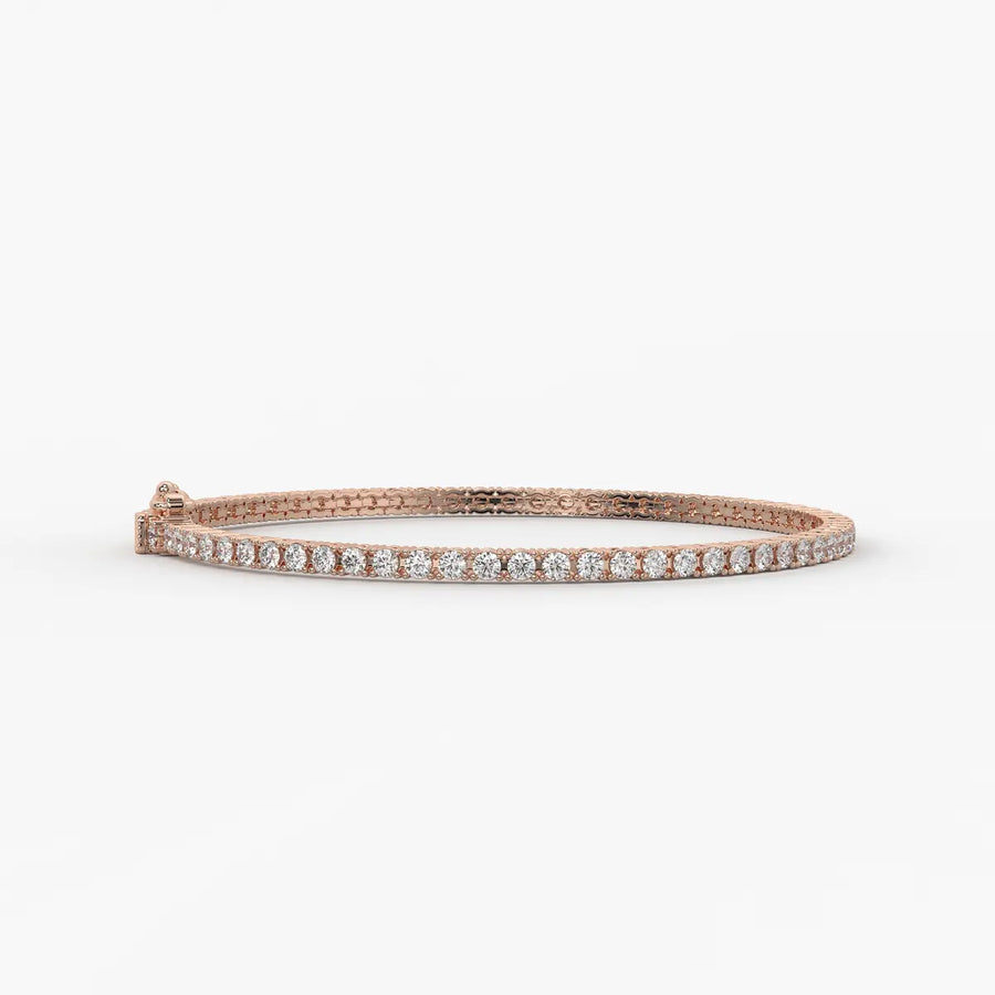 Elvara Diamond Grace-Line Tennis Bracelet