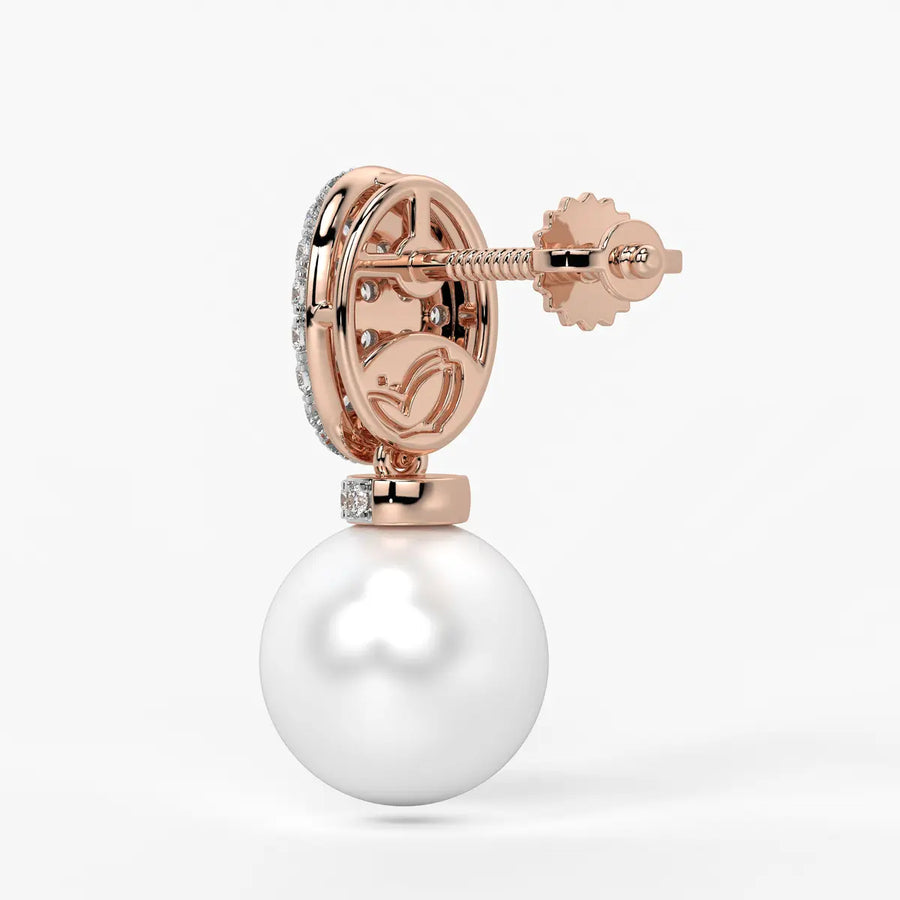 Peach Radiance Drops Earrings
