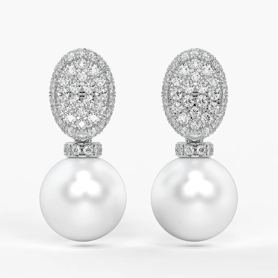 Peach Radiance Drops Earrings