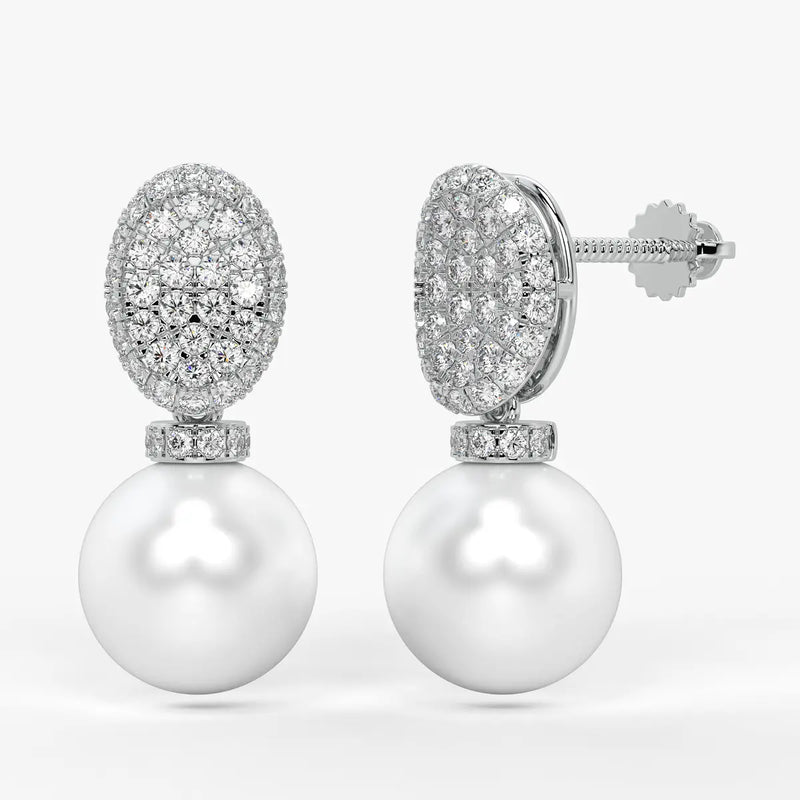 Peach Radiance Drops Earrings