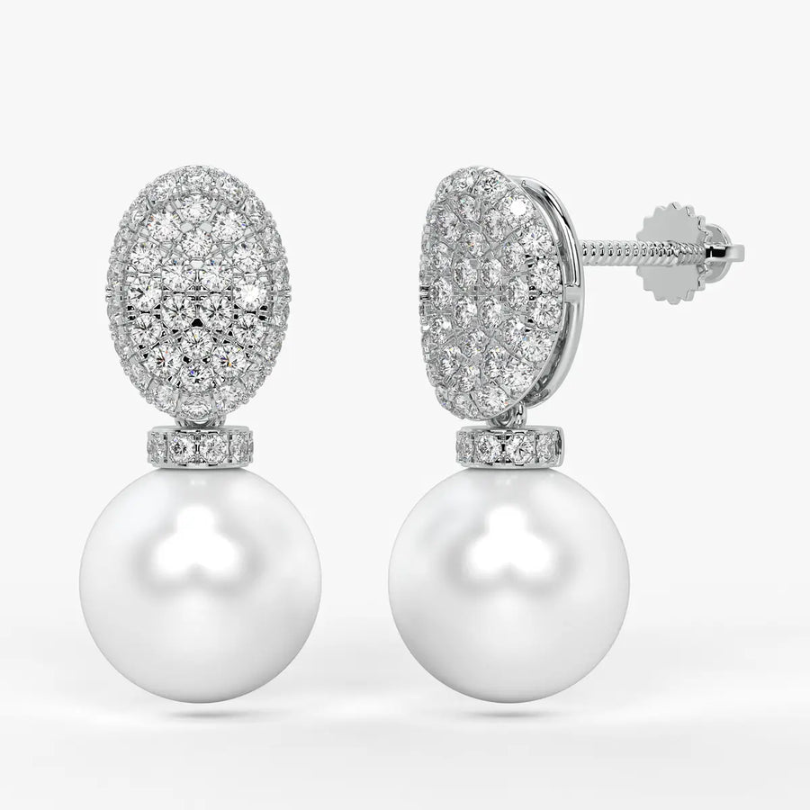 Peach Radiance Drops Earrings
