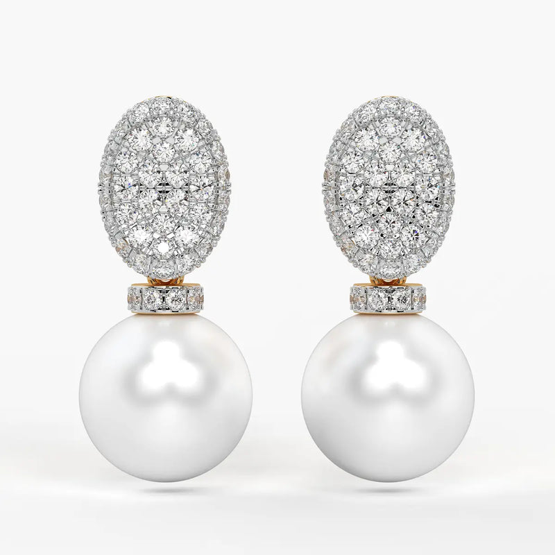 Peach Radiance Drops Earrings