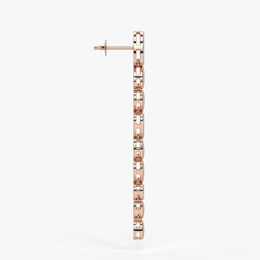 Pebble Cascade Drop Earrings