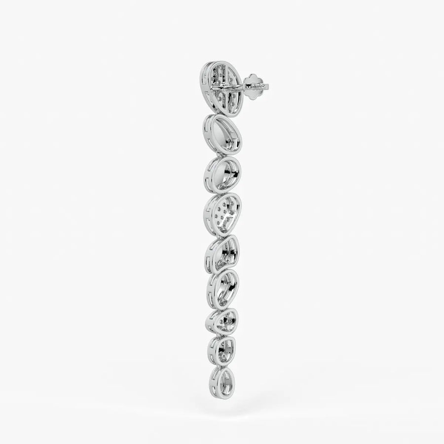 Pebble Cascade Drop Earrings