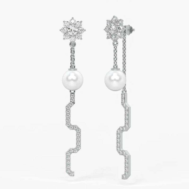 Celestial Sphere Drop Earrings