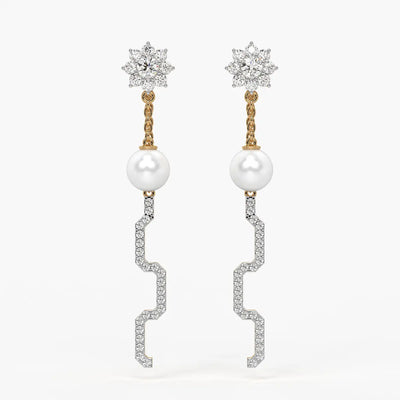 Celestial Sphere Drop Earrings