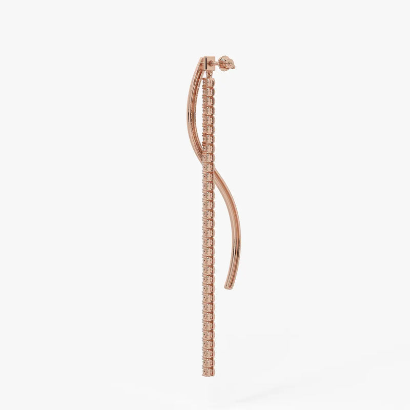 Ribbon Streamer Drop Earrings