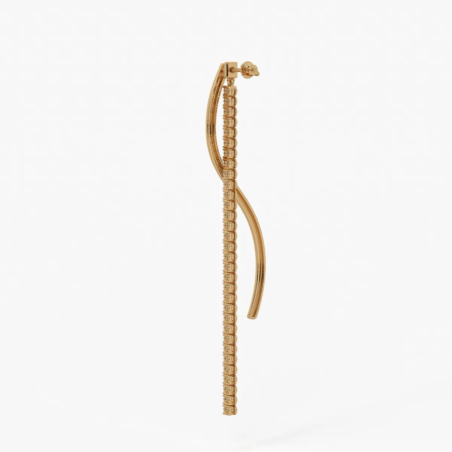 Ribbon Streamer Drop Earrings