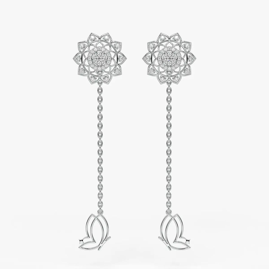 Regal Mandala Blossom Earrings