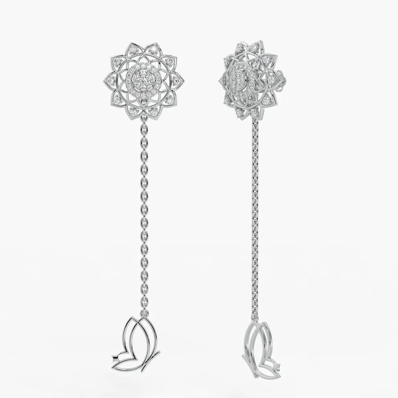 Regal Mandala Blossom Earrings