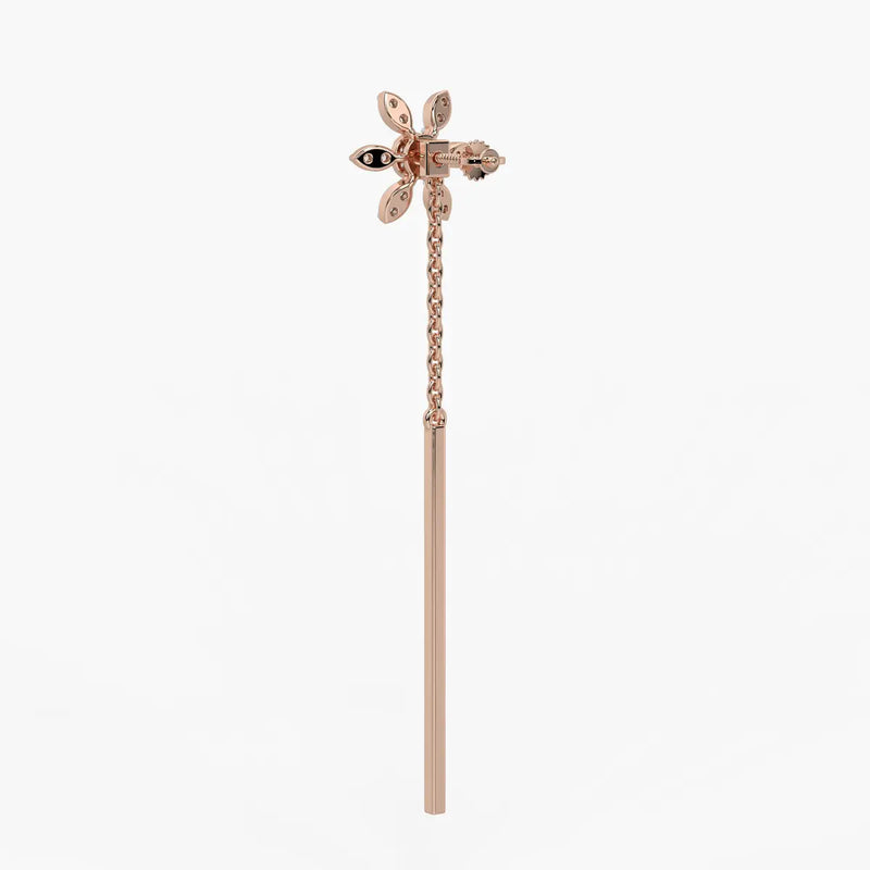 Daisy Chain Bar Drop Earrings