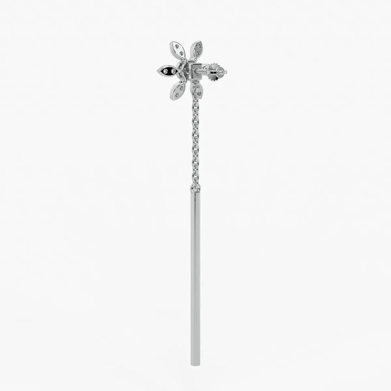 Daisy Chain Bar Drop Earrings