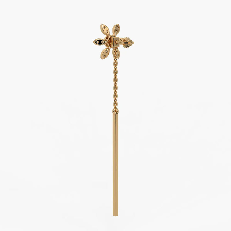 Daisy Chain Bar Drop Earrings