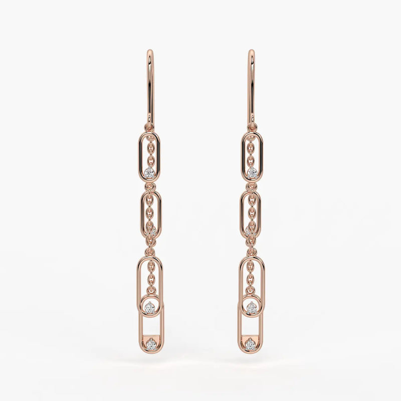 Luxe Link Drop Earrings