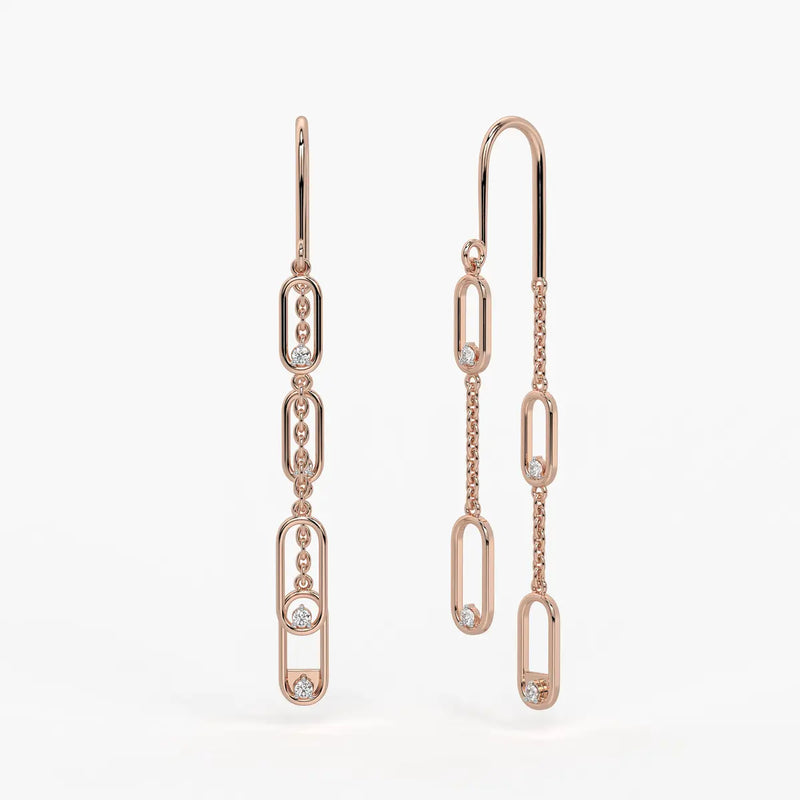 Luxe Link Drop Earrings
