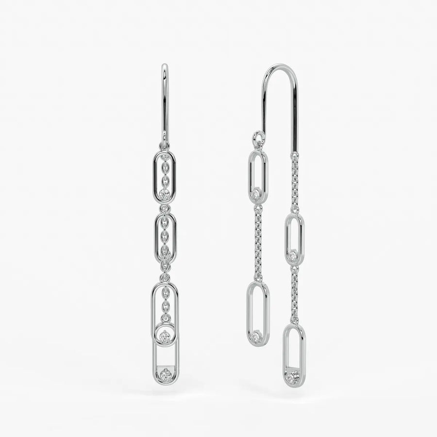 Luxe Link Drop Earrings