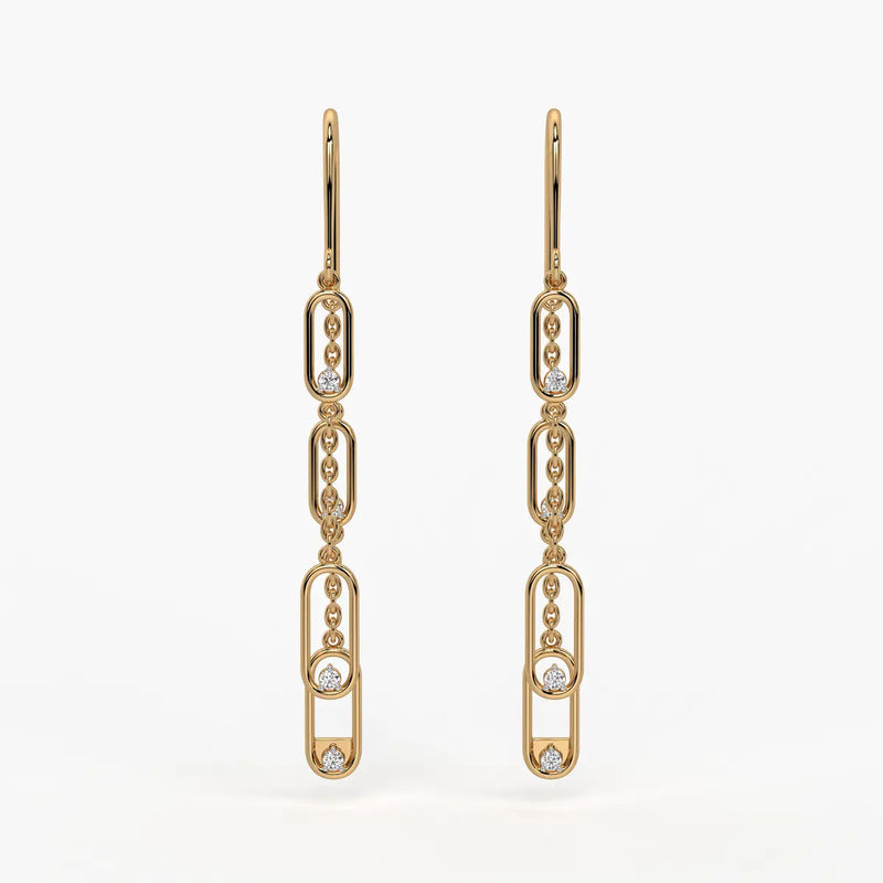 Luxe Link Drop Earrings