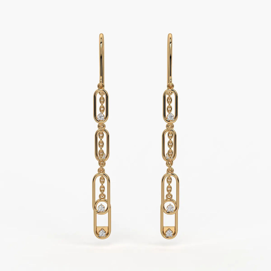 Luxe Link Drop Earrings