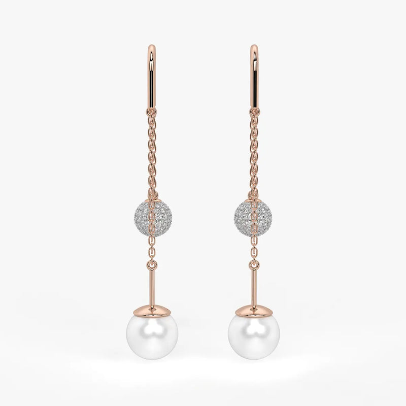 Spherical Statement Drop Earrings