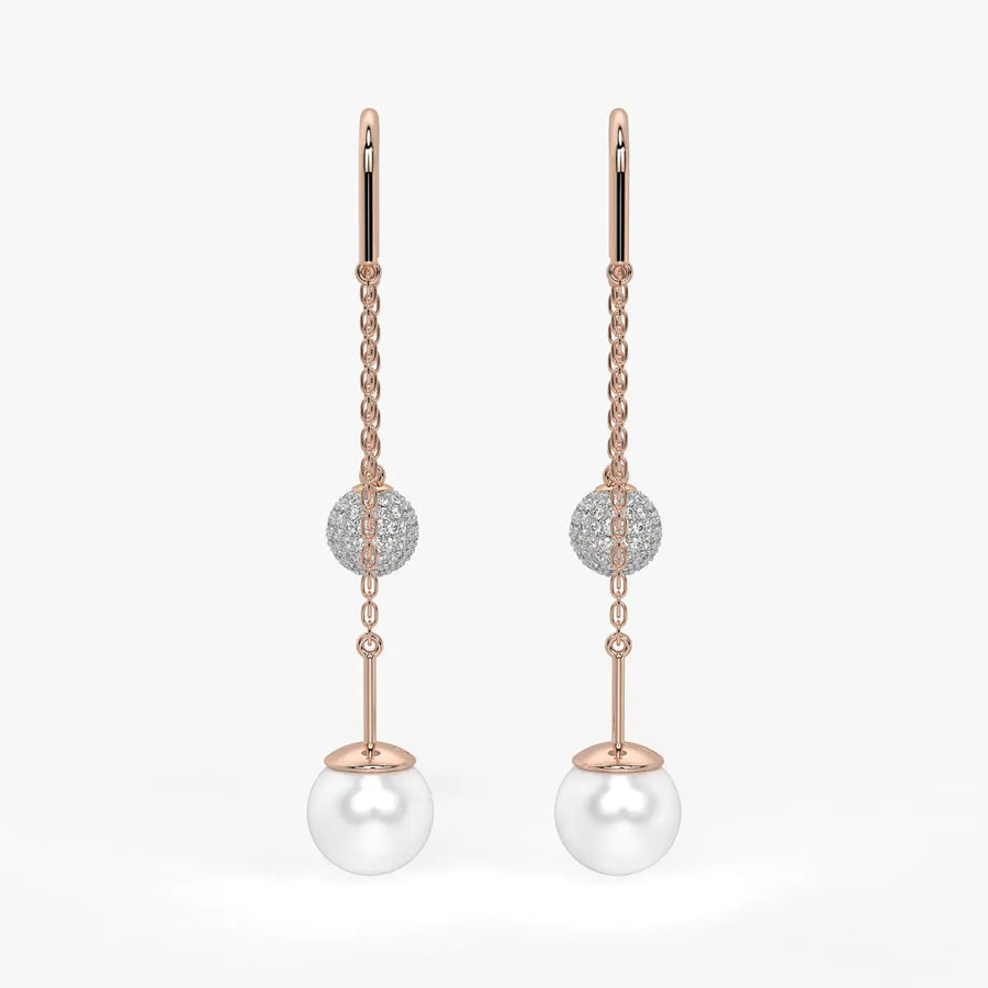 Spherical Statement Drop Earrings