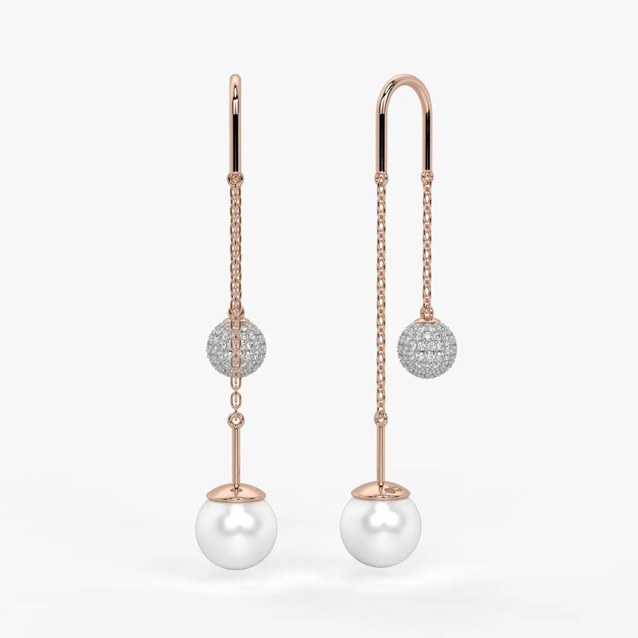 Spherical Statement Drop Earrings